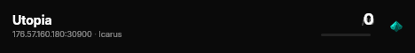 Utopia live status badge