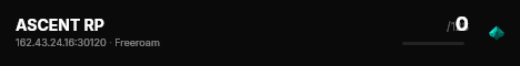 ASCENT RP live status badge