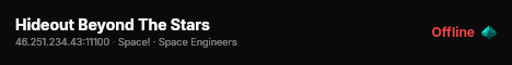 Hideout Beyond The Stars live status badge
