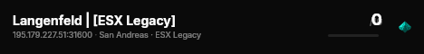 Langenfeld | [ESX Legacy] live status badge
