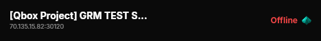 [Qbox Project] GRM TEST SERVER live status badge