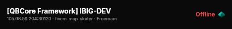 [QBCore Framework] IBIG-DEV live status badge