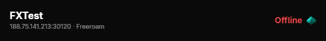 FXTest live status badge