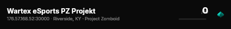 Wartex eSports PZ Projekt live status badge