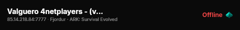 Valguero 4netplayers - (v361.7) live status badge