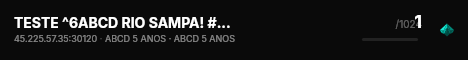 TESTE ^6ABCD RIO SAMPA! #6 ANOS #SP #RJ #GRAU live status badge