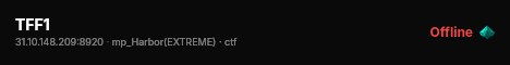 TFF1 live status badge