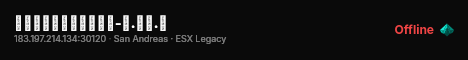 阿𝐊丨高度定制丨𝐄𝐒𝐗-𝟭.𝟭𝟯.𝟰 live status badge