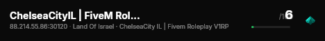 ChelseaCityIL | FiveM RolePlay RolePlay - Serious RP live status badge