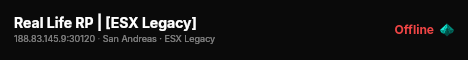 Real Life RP | [ESX Legacy] live status badge