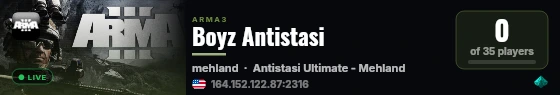 Boyz Antistasi live status badge