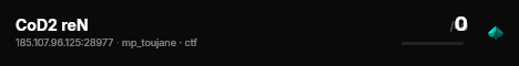 CoD2 reN live status badge