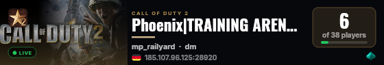 Phoenix|TRAINING ARENA for 1v1s - voteable high jump mode, no zoom mode (no aim), bash mode live status badge