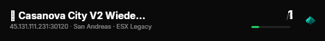 👑 Casanova City V2 Wiederaufbau 👑 live status badge