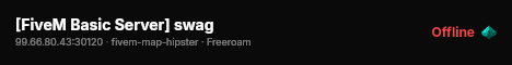 [FiveM Basic Server] swag live status badge
