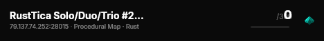 RustTica Solo/Duo/Trio #2 | JUST FULLWIPED 18.08 live status badge