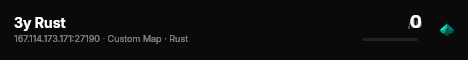 3y Rust live status badge