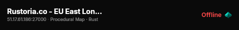 Rustoria.co - EU East Long - Just Wipped live status badge
