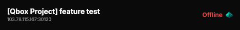 [Qbox Project] feature test live status badge