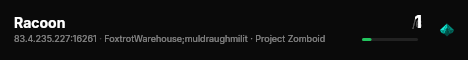 Racoon live status badge
