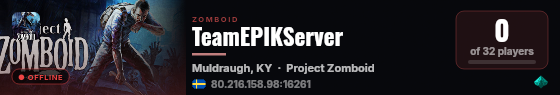 TeamEPIKServer live status badge