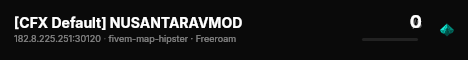 [CFX Default] NUSANTARAVMOD live status badge