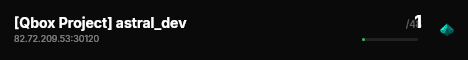 [Qbox Project] astral_dev live status badge