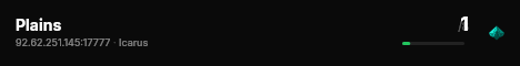 Plains live status badge