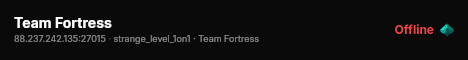 Team Fortress live status badge