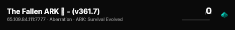 The Fallen ARK ⭐ - (v361.7) live status badge