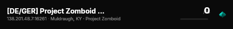 [DE/GER] Project Zomboid - hosted by Blitz-IT live status badge