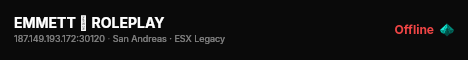 EMMETT 〆 ROLEPLAY live status badge