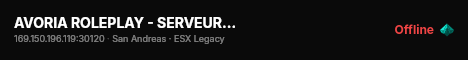 AVORIA ROLEPLAY - SERVEUR FRANÇAIS live status badge
