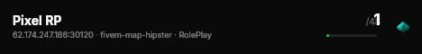 Pixel RP live status badge