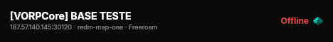 [VORPCore] BASE TESTE live status badge