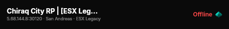 Chiraq City RP | [ESX Legacy] live status badge