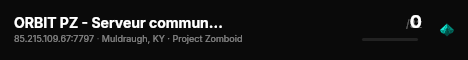 ORBIT PZ - Serveur communautaire FR live status badge