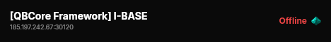 [QBCore Framework] I-BASE live status badge