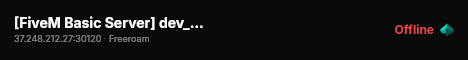 [FiveM Basic Server] dev_dwojak live status badge