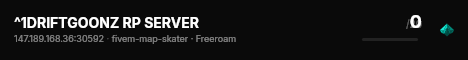 ^1DRIFTGOONZ RP SERVER live status badge