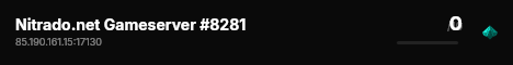 Nitrado.net Gameserver #8281 live status badge