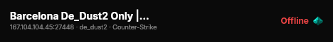 Barcelona De_Dust2 Only | zrenjanin-hq.com live status badge