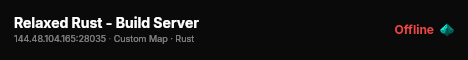 Relaxed Rust - Build Server live status badge