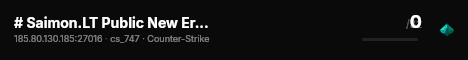 # Saimon.LT Public New Era [24/7] live status badge