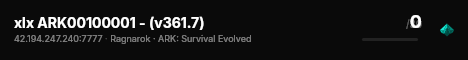 xlx ARK00100001 - (v361.7) live status badge