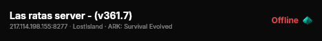 Las ratas server - (v361.7) live status badge