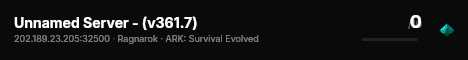 Unnamed Server - (v361.7) live status badge