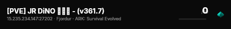 [PVE] JR DiNO 生態園 - (v361.7) live status badge