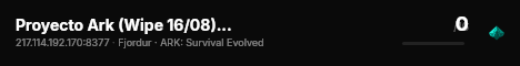 Proyecto Ark (Wipe 16/08) - (v358.24) live status badge
