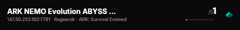 ARK NEMO Evolution ABYSS PVE x10 - (v358.24) live status badge